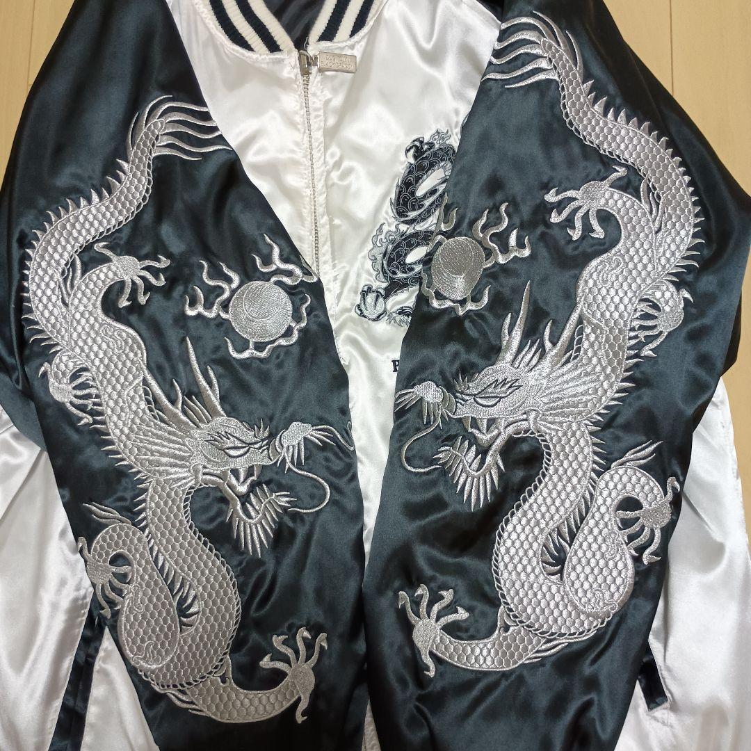 DOGTOWN　BLACKDRAGONスカジャン黒龍ドッグタウンブラックドラゴン