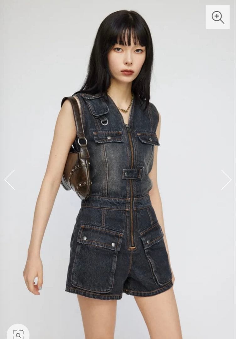 LAGUA GEM POCKET DENIM MINI オールインワン（完売品）