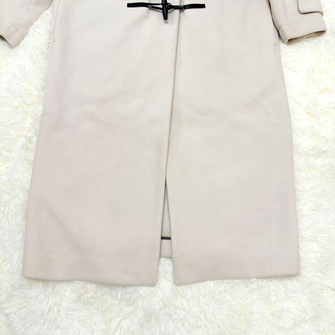 uncrave アンクレイヴ メルトン ダッフルコート M相当　白　ロング