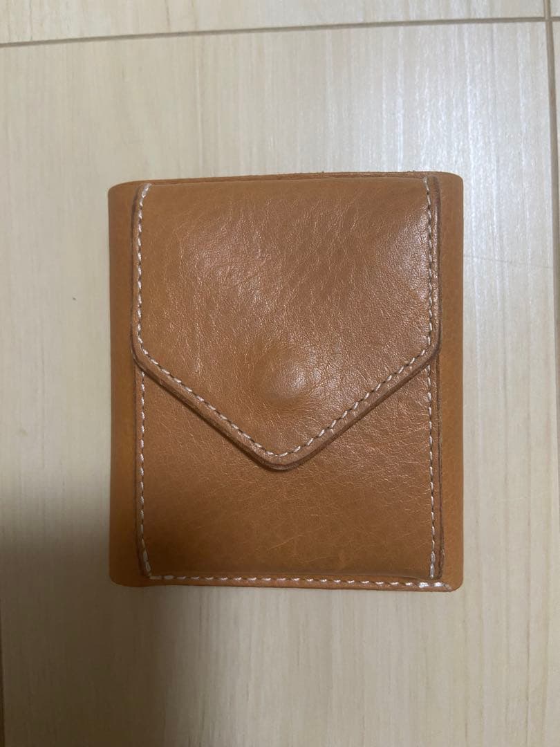 Hender Scheme ブラウン 二つ折り財布 カードポケット4つ