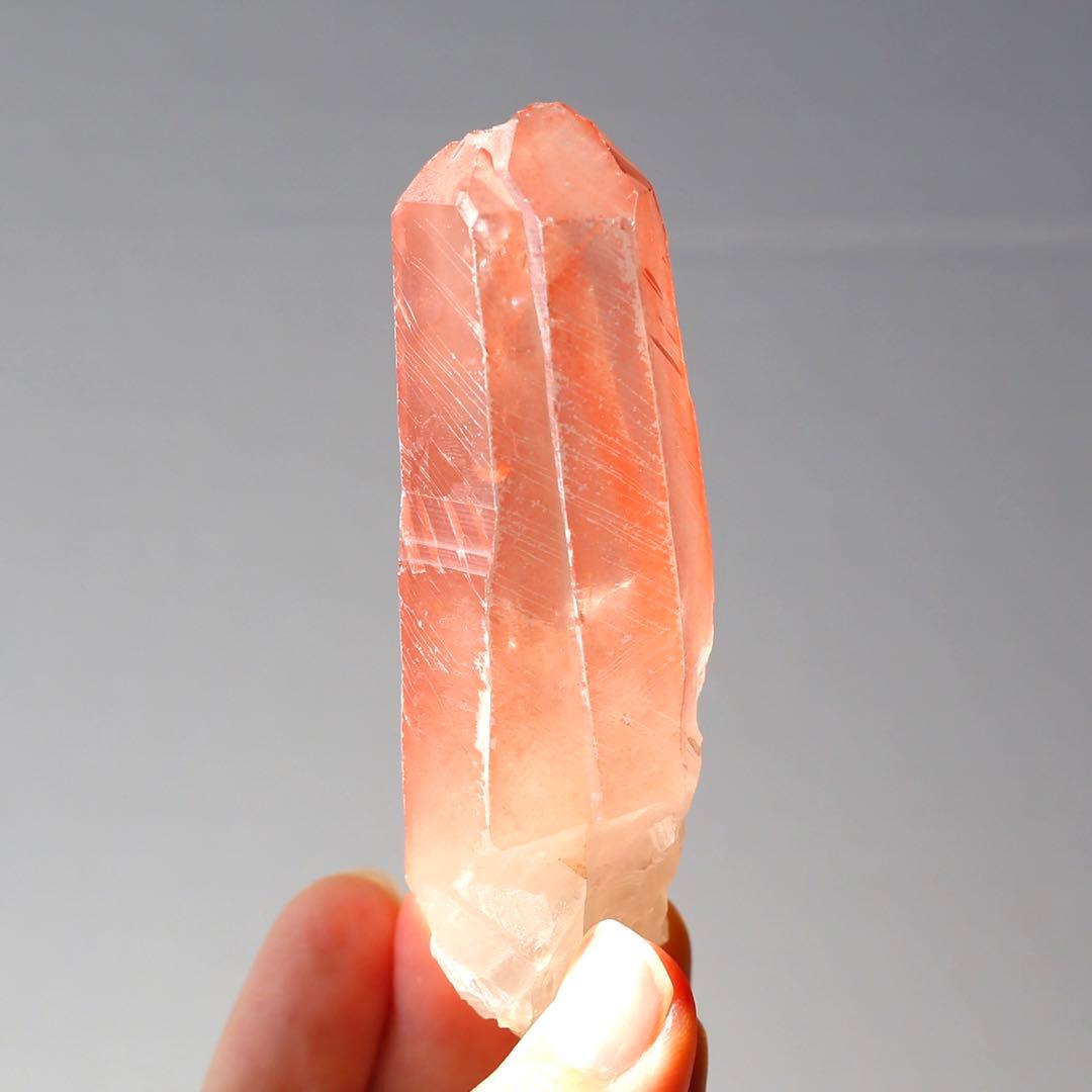 ソウルメイトツイン ディープピンクレムリアンシード 天然石 水晶 鉱物ツインレイ