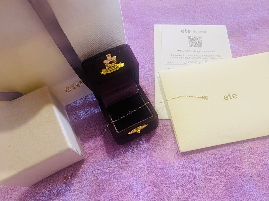 ete K18YG フルールブレスレット