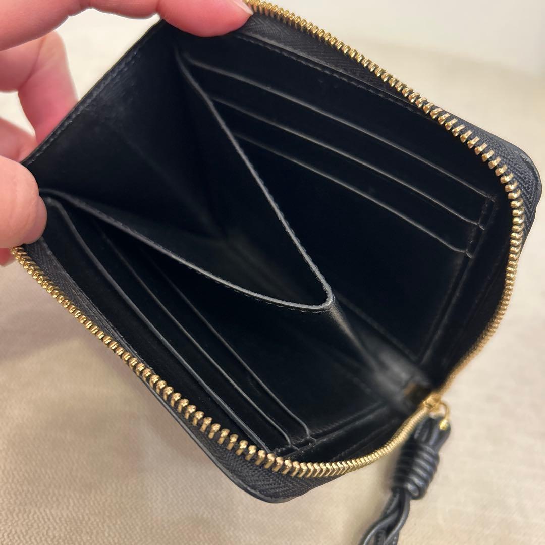 【美品】JIL SANDER TANGLE カードホルダー ブラック