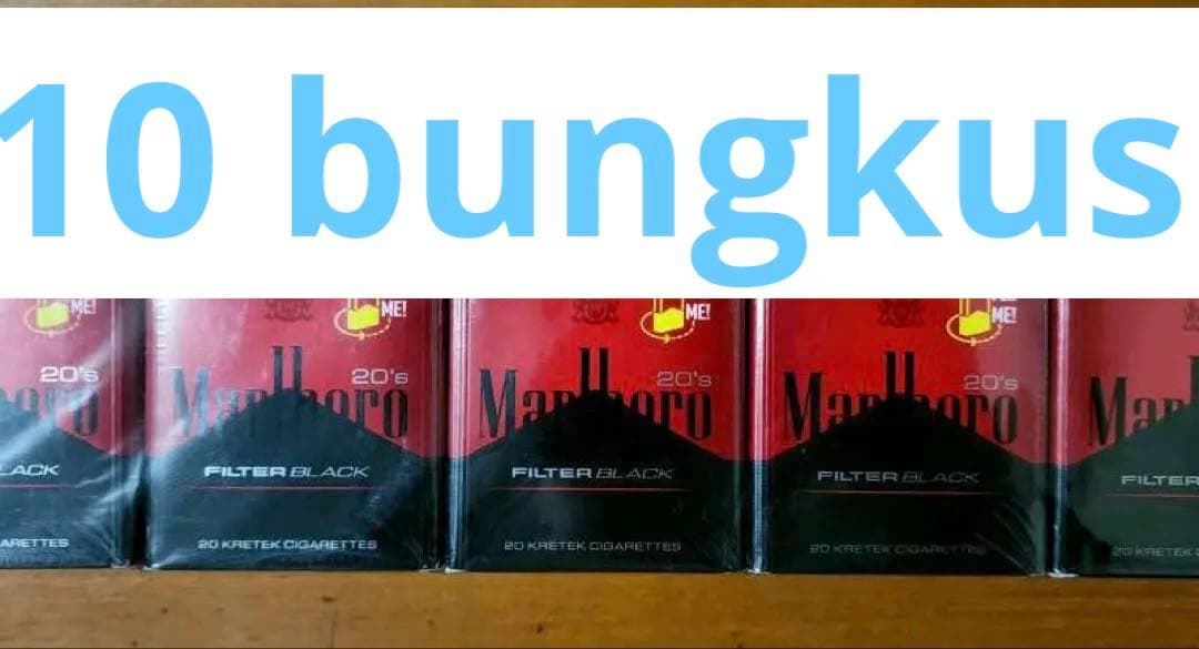 その他 malboro black 20 = 10 bungkus