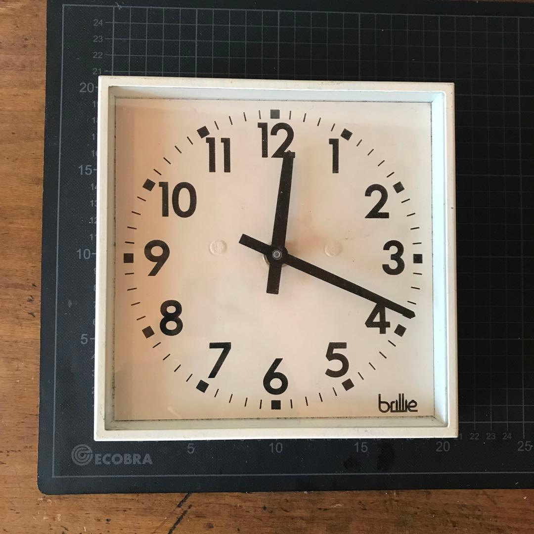 フランスアンティーク　BRILLIE 壁掛け時計 ヴィンテージ クロック