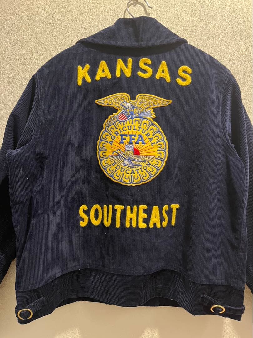 FFAジャケット ネイビー Kansas サイズ103-38