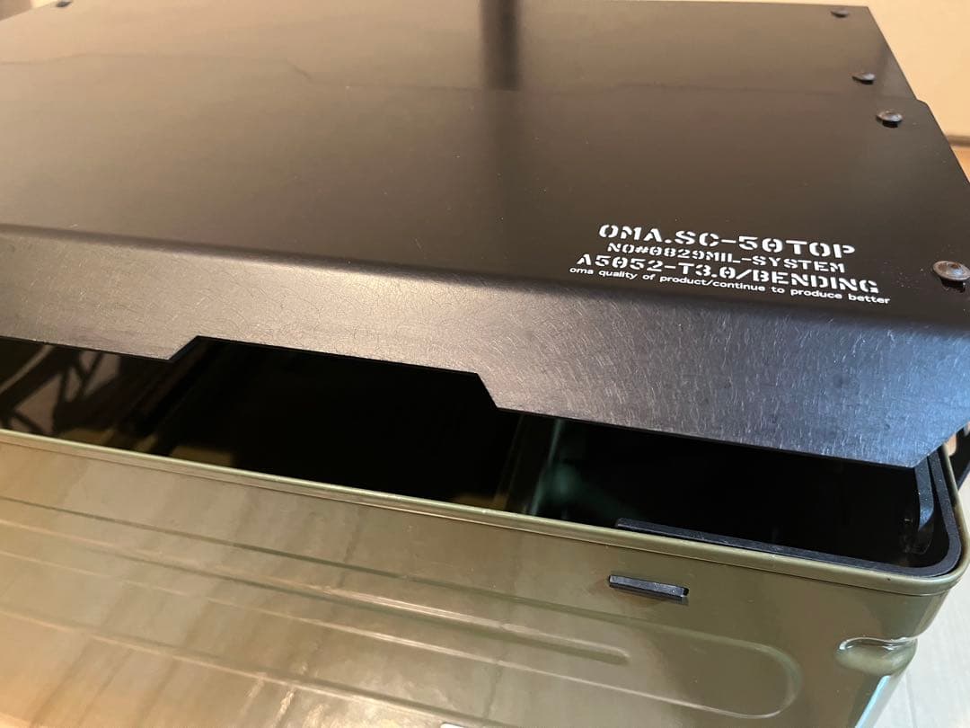 oma factory シェルコン シェルフコンテナ 天板 カスタム