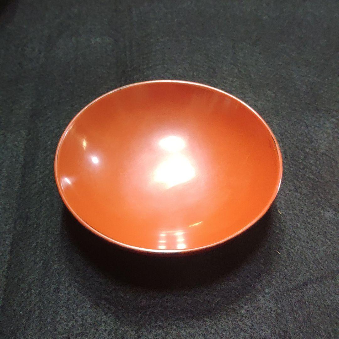 応量器　江戸初期　根来四つ椀二組完品　漆器