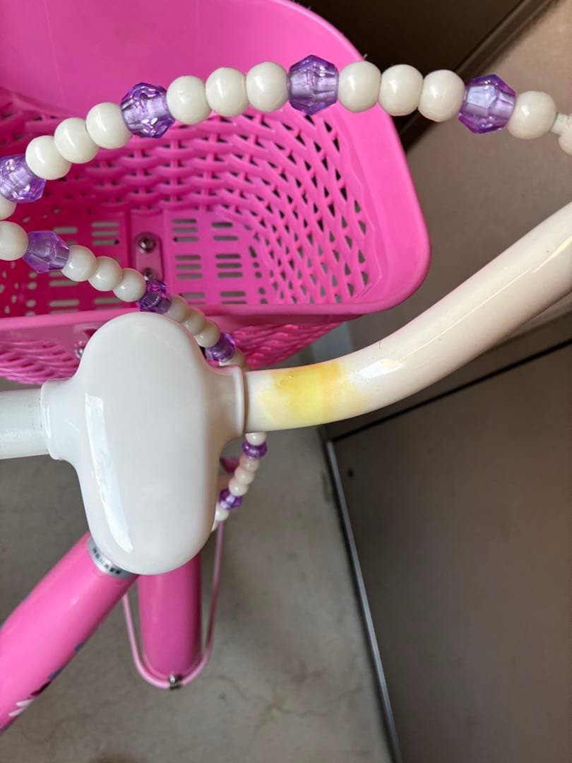 【引取限定】 16インチ　ミニーマウスポルカドット　子供用自転車