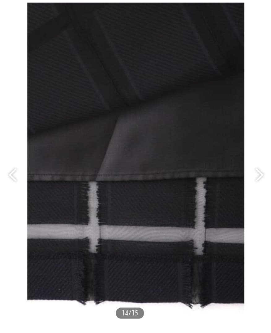 ⚫専用⚫未使用タグ付 アドーアウィンドーペン ジャガードワンピース 黒 38