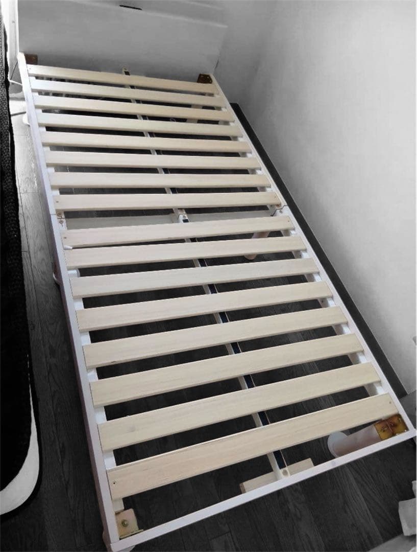 シングルベッド　ホワイト ベッドフレーム