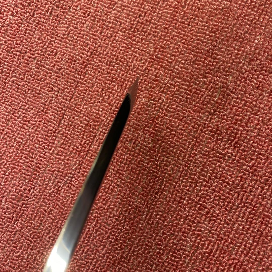 青二鋼　勘所切付型出刃包丁　180㎜ 6寸