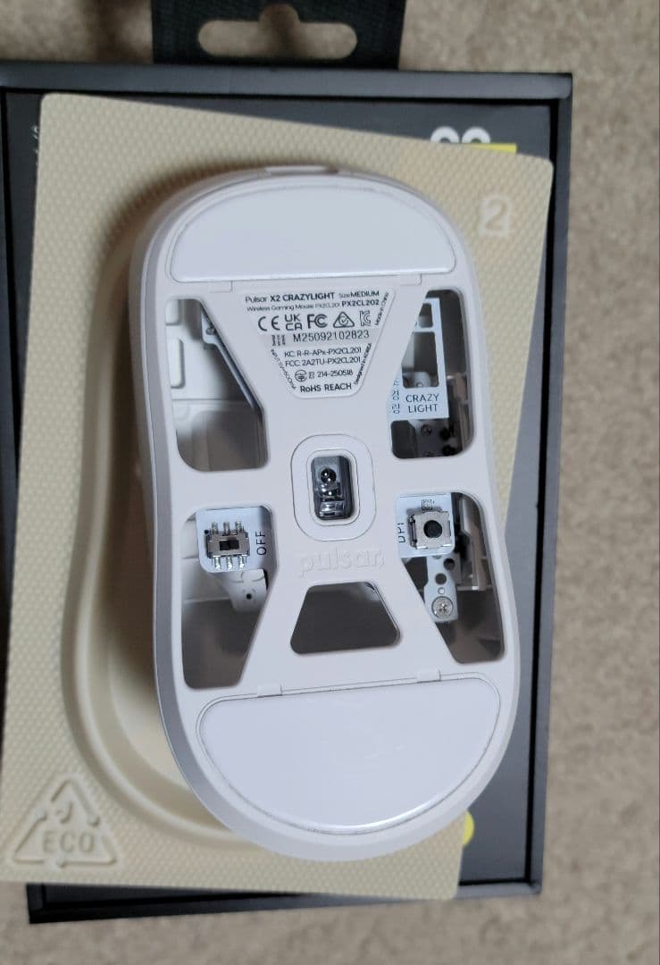 マウス・トラックボール pulsar X2 CrazyLight Medium Gaming Mouse