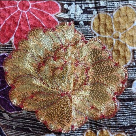 大特価SALE中☆振袖フルセット(7点)・成人式・総絞り・エンボス加工・金駒刺繍