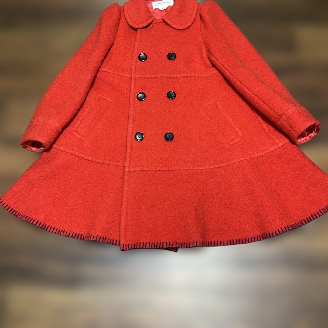 コムデギャルソンガール　真っ赤なコート
