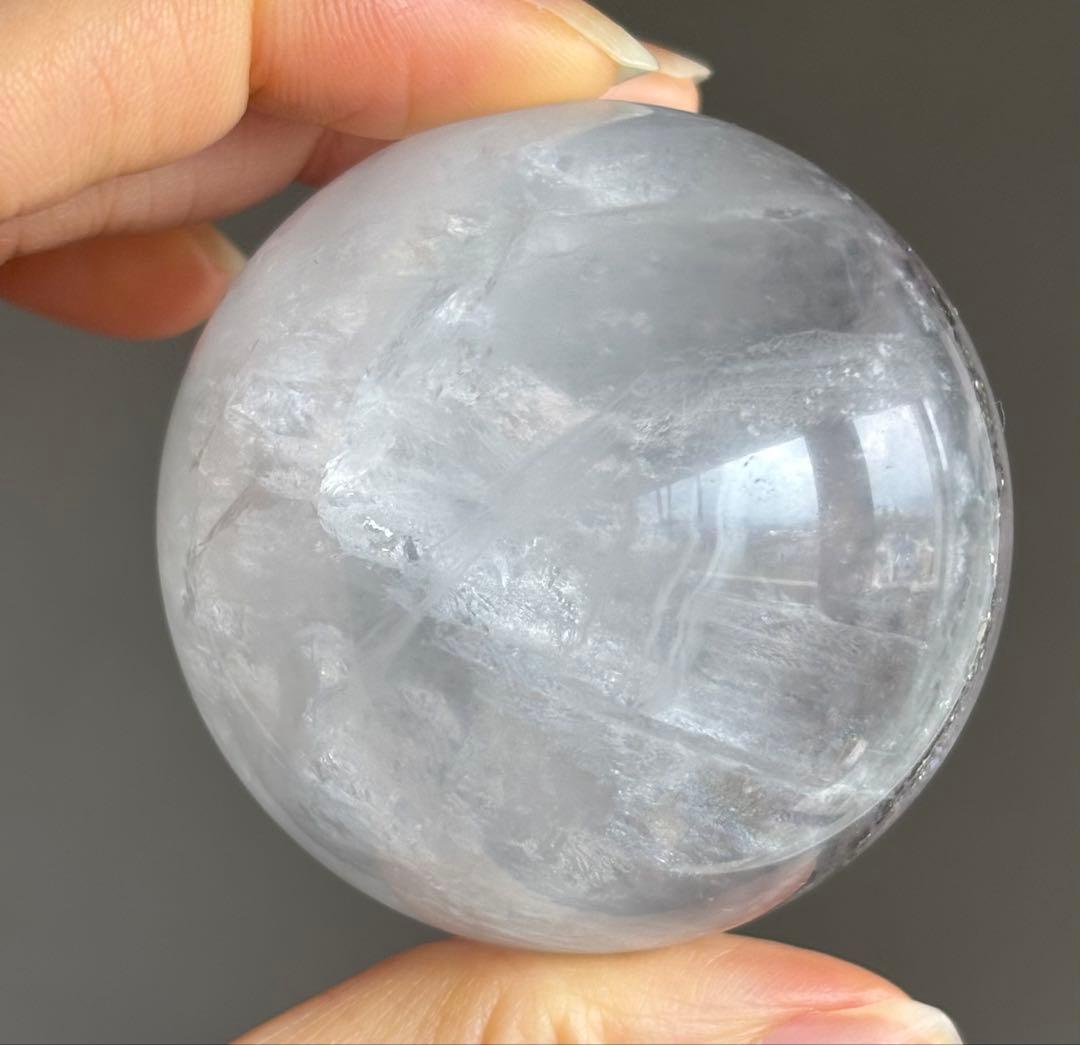 レア　高品質　セリサイトinフローライト　キューブ　パイライト　スフィア