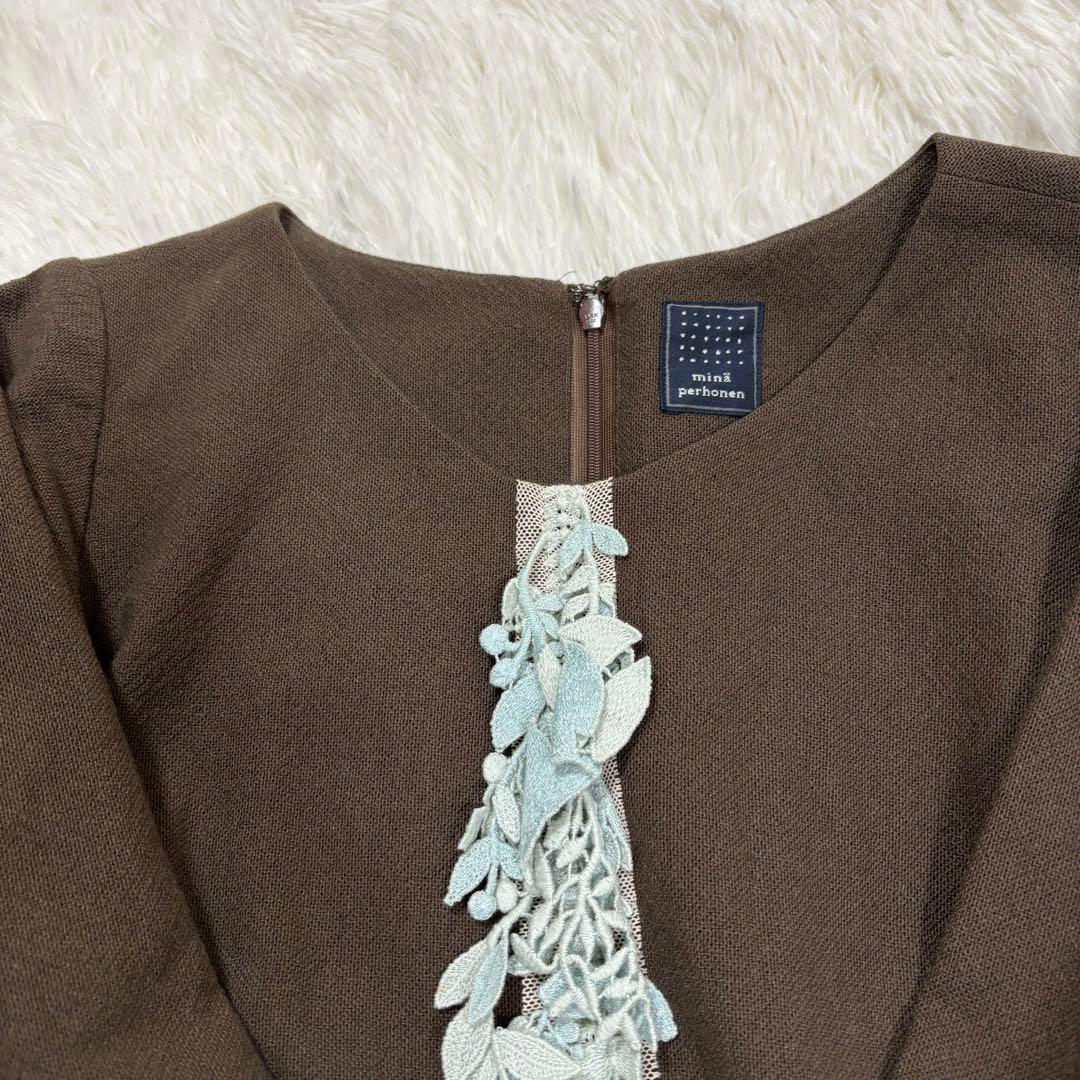 minaperhonen forest parade 38 ワンピース　カシミヤ