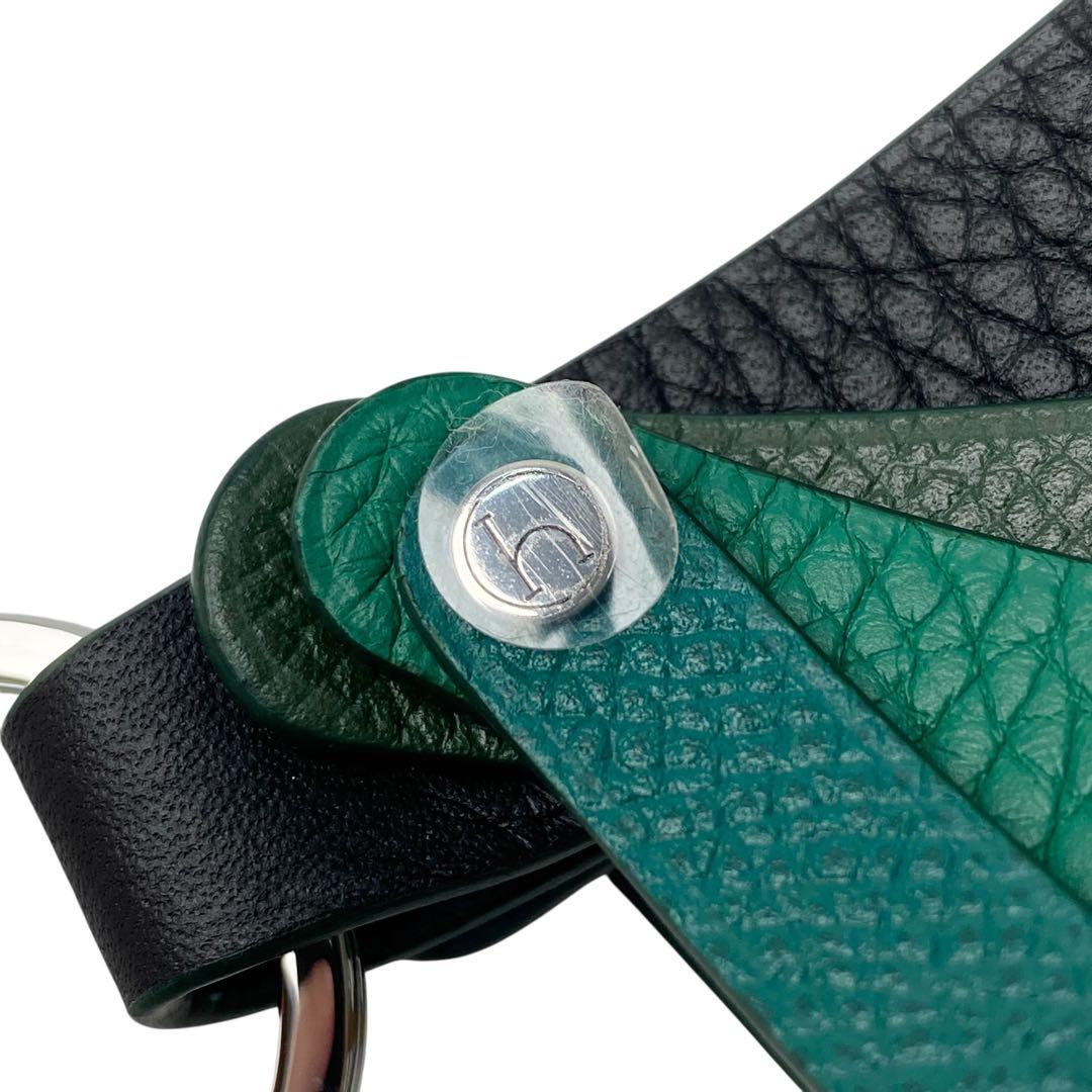 未使用 エルメスHERMES プティアッシュ レインボーキーリング エプソン.