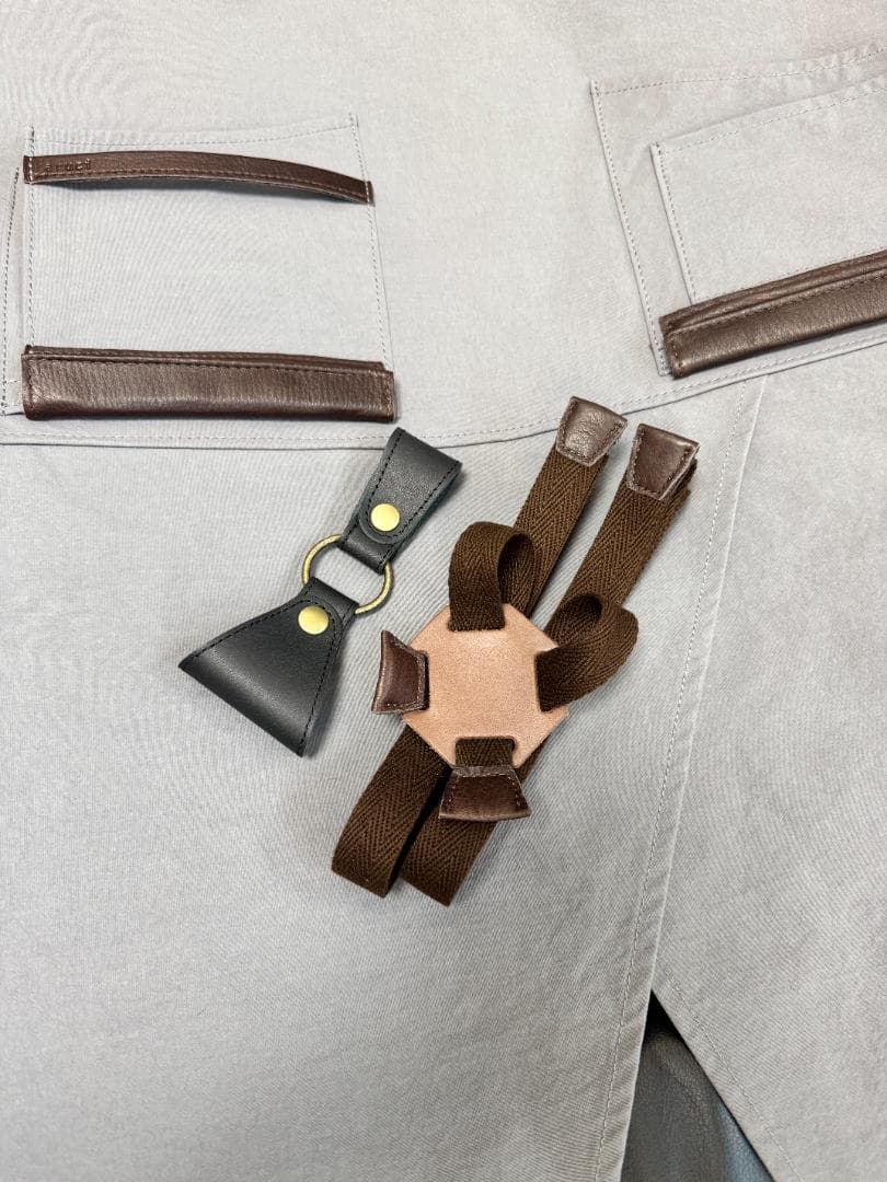 【美容師・理容師御用達】aruci×PREPPY/KONBU®︎ ハカマエプロン