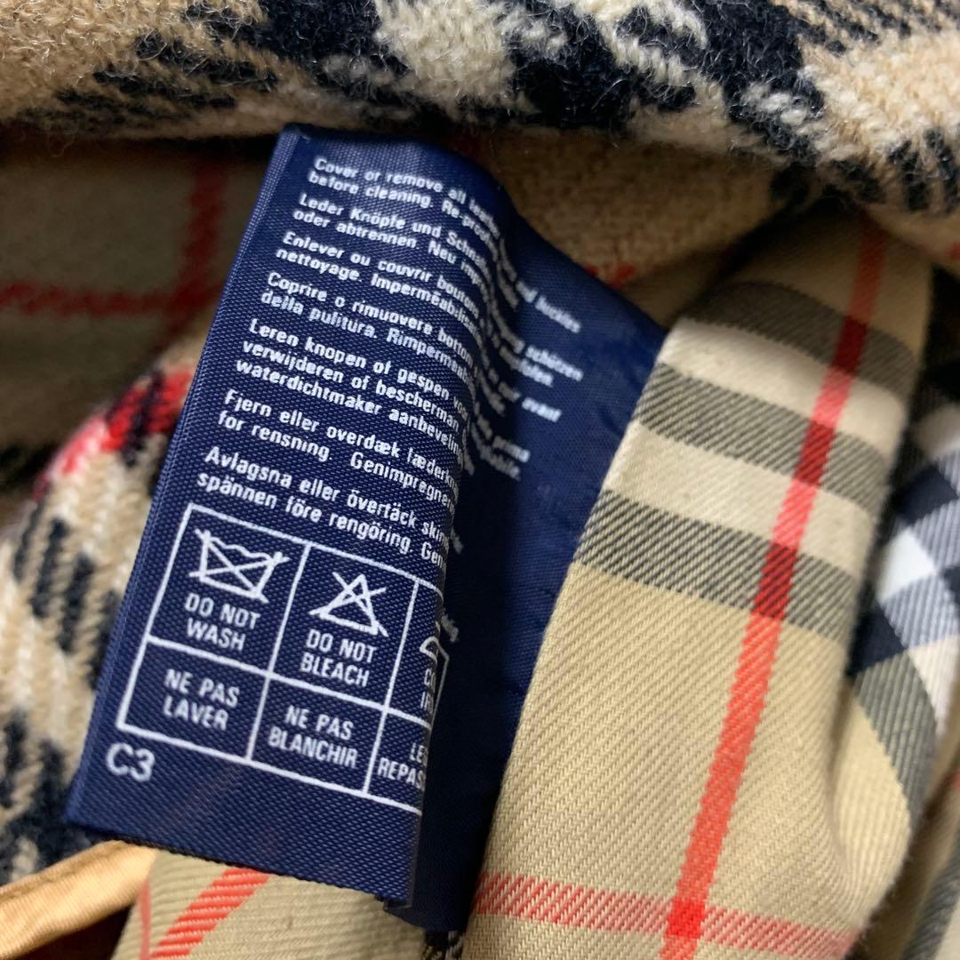 バーバリーズ 英国製 ステンカラーコート ノバチェック ライナー ベージュ 48