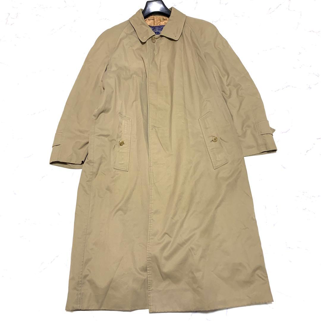 バーバリーズ 英国製 ステンカラーコート ノバチェック ライナー ベージュ 48