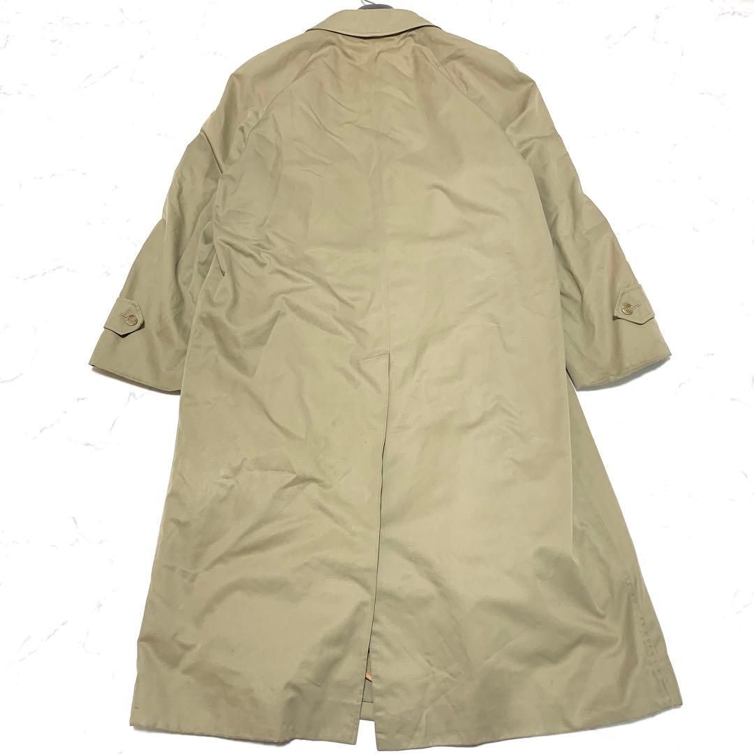 バーバリーズ 英国製 ステンカラーコート ノバチェック ライナー ベージュ 48