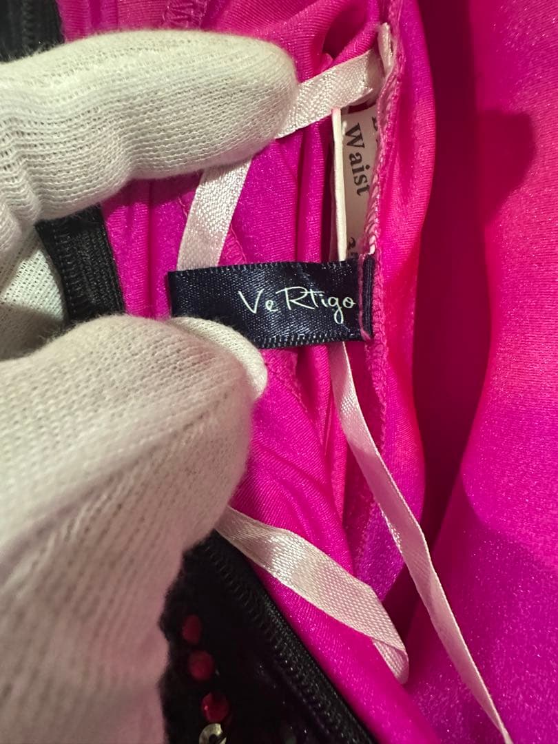 さ*餅様 社交ダンスドレス 黒と紫グラデーションLサイズ　VeRtigoヴァーテ