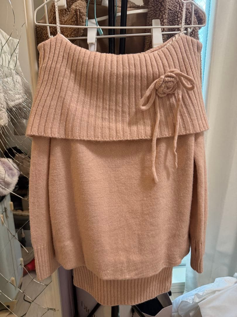 ワンピース andmary Sadie rose mini dress pink