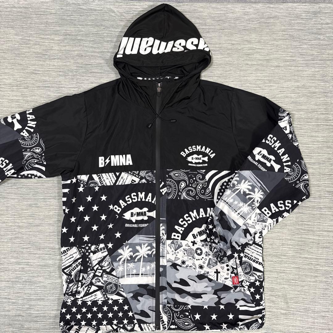 美品　bassmania バスマニア　ウィンドブレーカー