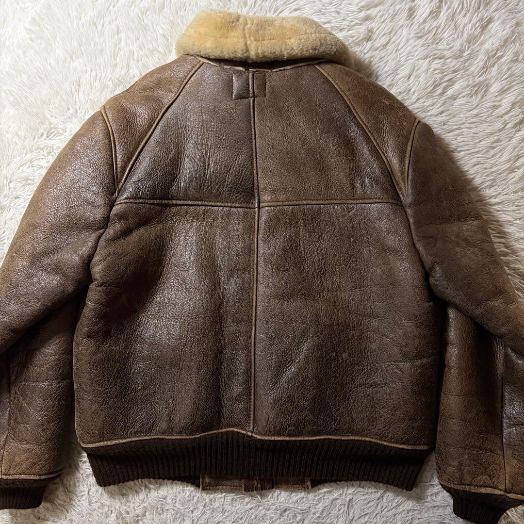 ク*ロ様 【米国製/42サイズ】AVIREX フライトジャケット　B-6 ムート