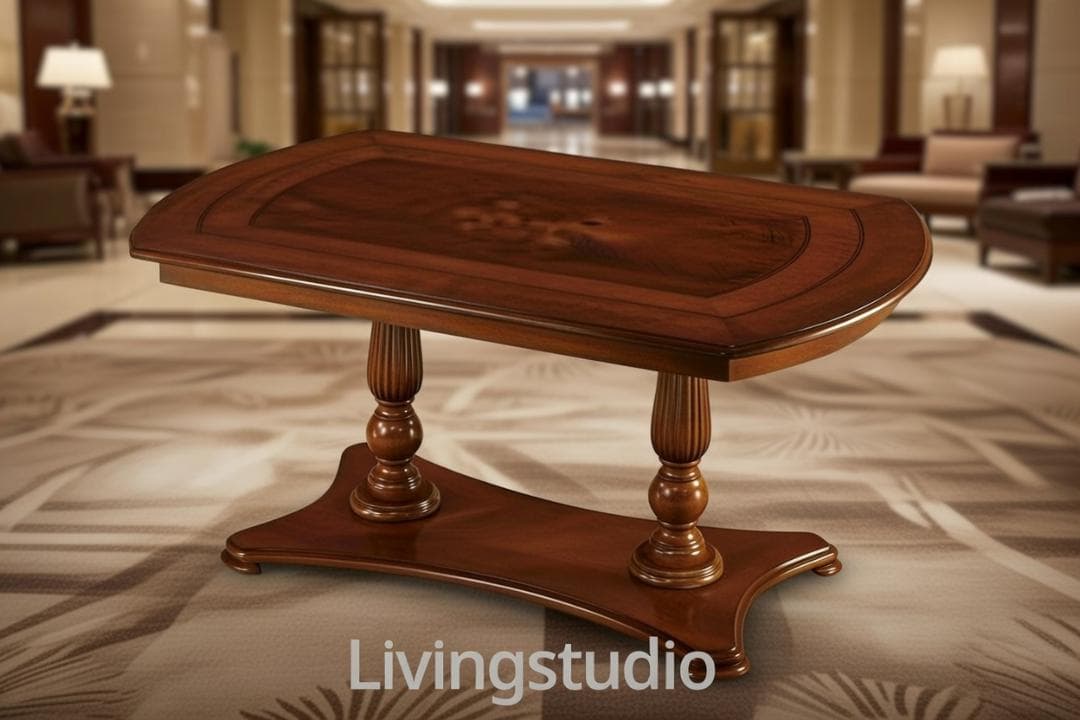 イタリア センターテーブル リビングテーブル 象嵌 アンティーク 205-1