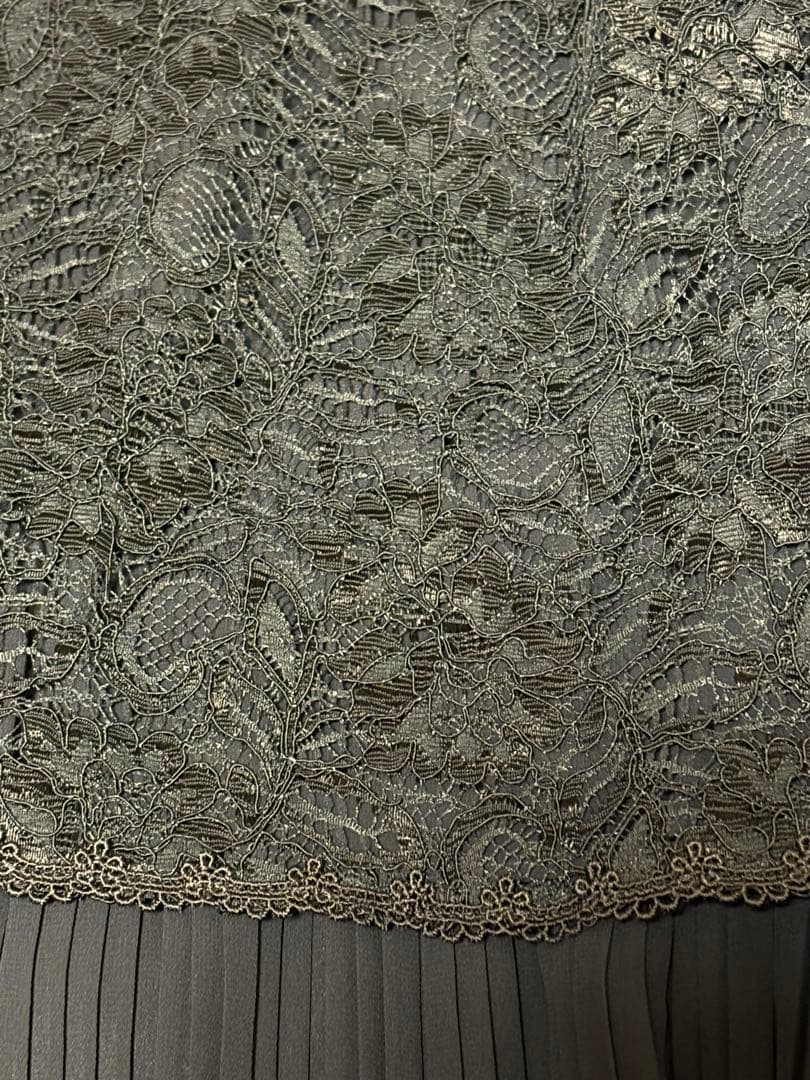 新品未使用　入学式　冠婚葬祭　ネイビー プリーツスカート セットアップ　11AR