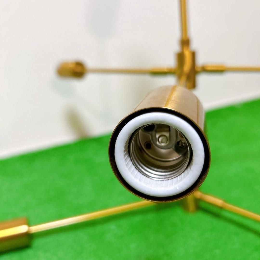 フランフラン ゴールド シーリングライト 6灯 モダン LT-3523