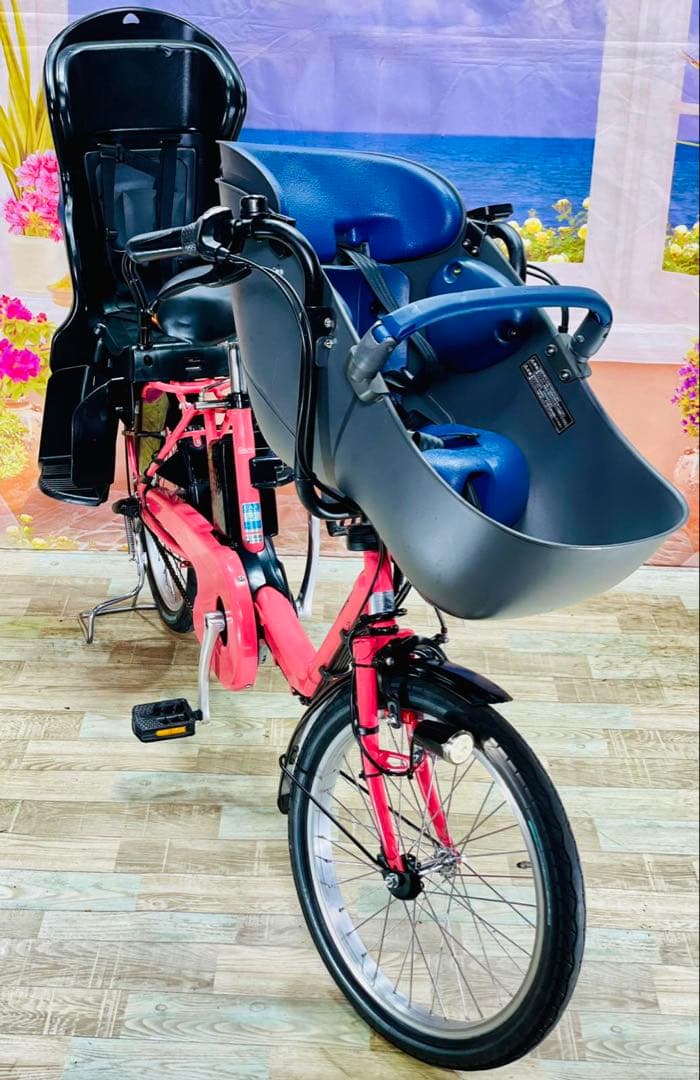 そうギュットCOMBIシート⭐️12AH！子供乗せ電動自転Y2762