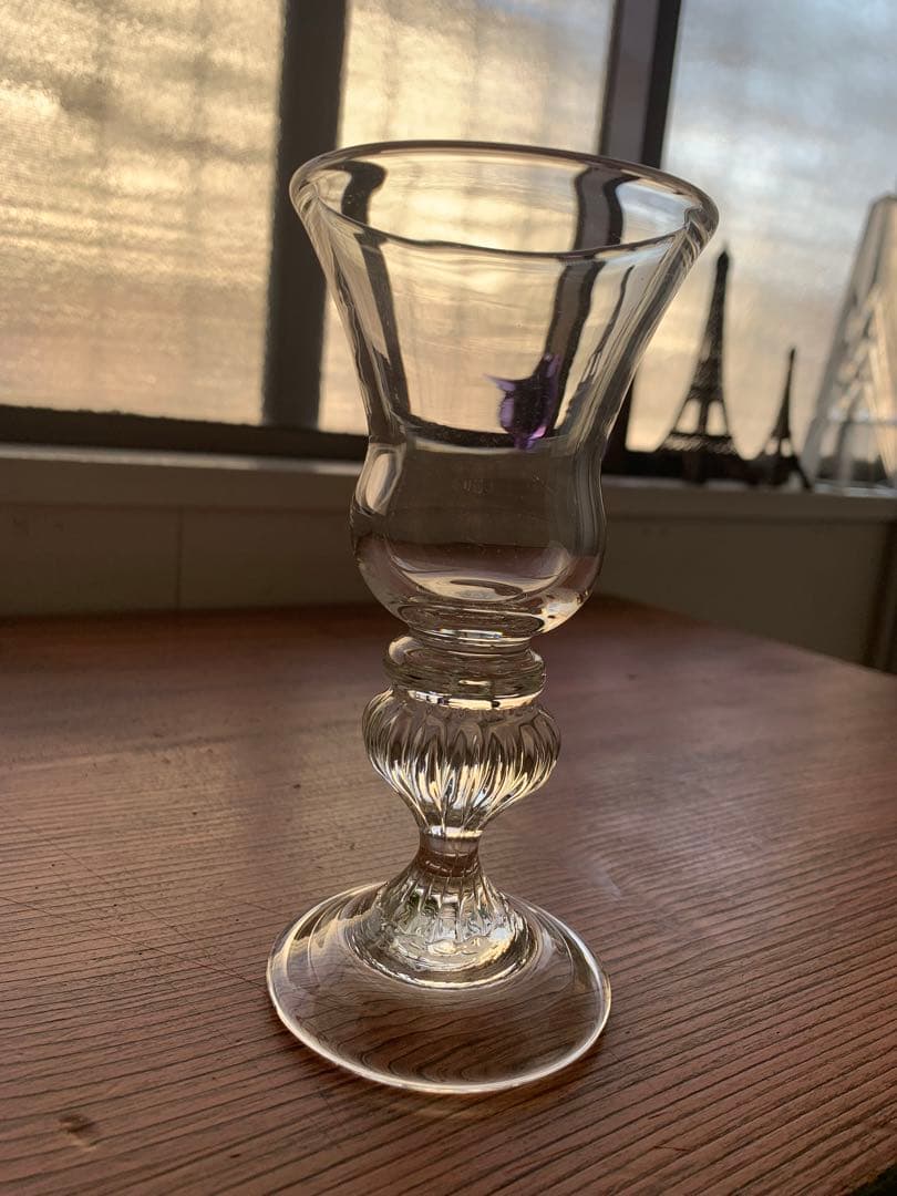 舩木倭帆さん作　新品未使用のワイングラス1客 サイン有り
