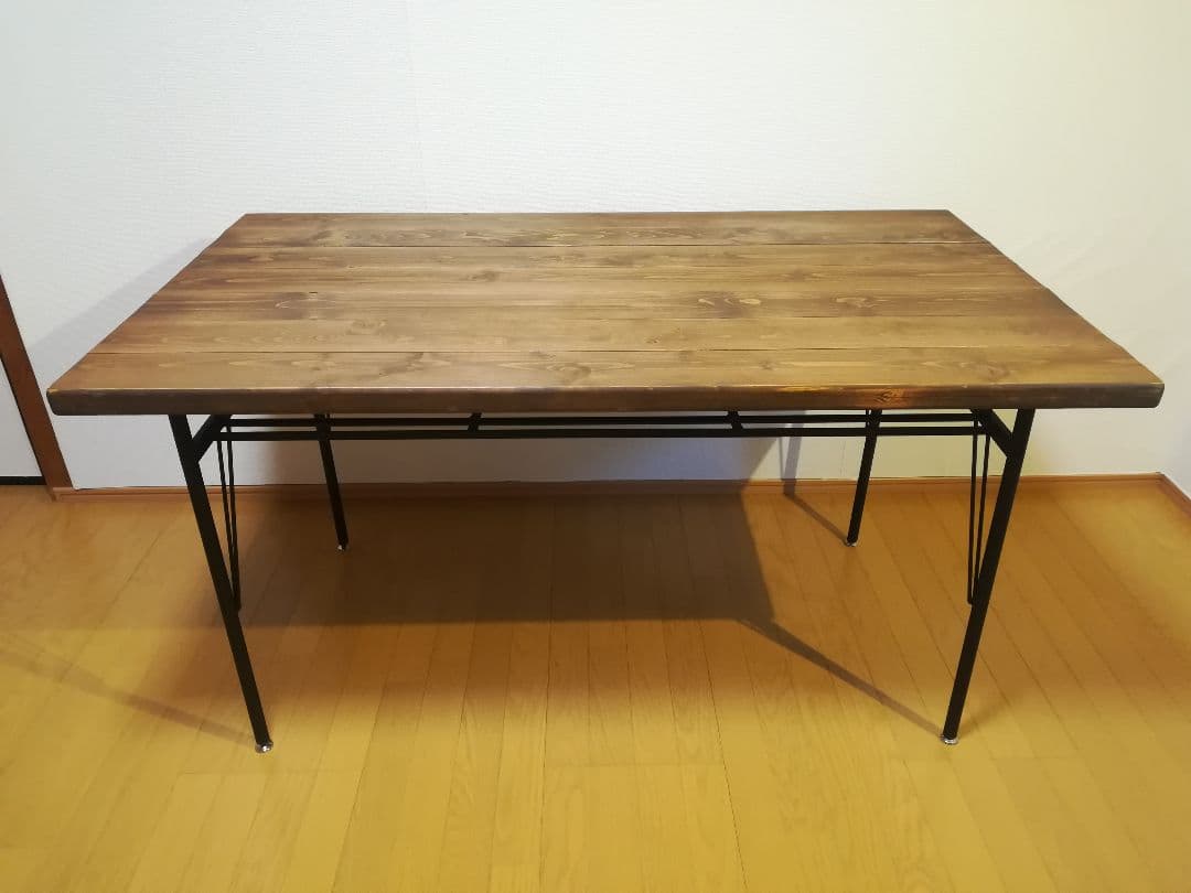 【大阪のみ送料無料】 ダイニングテーブル 無垢材 ヴィンテージ ¥44,600