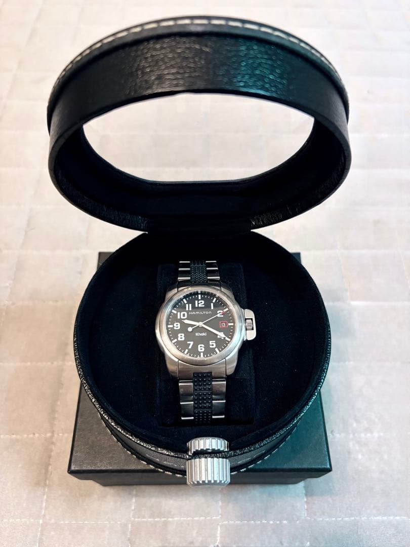 Hamilton 手巻き式 アナログ時計