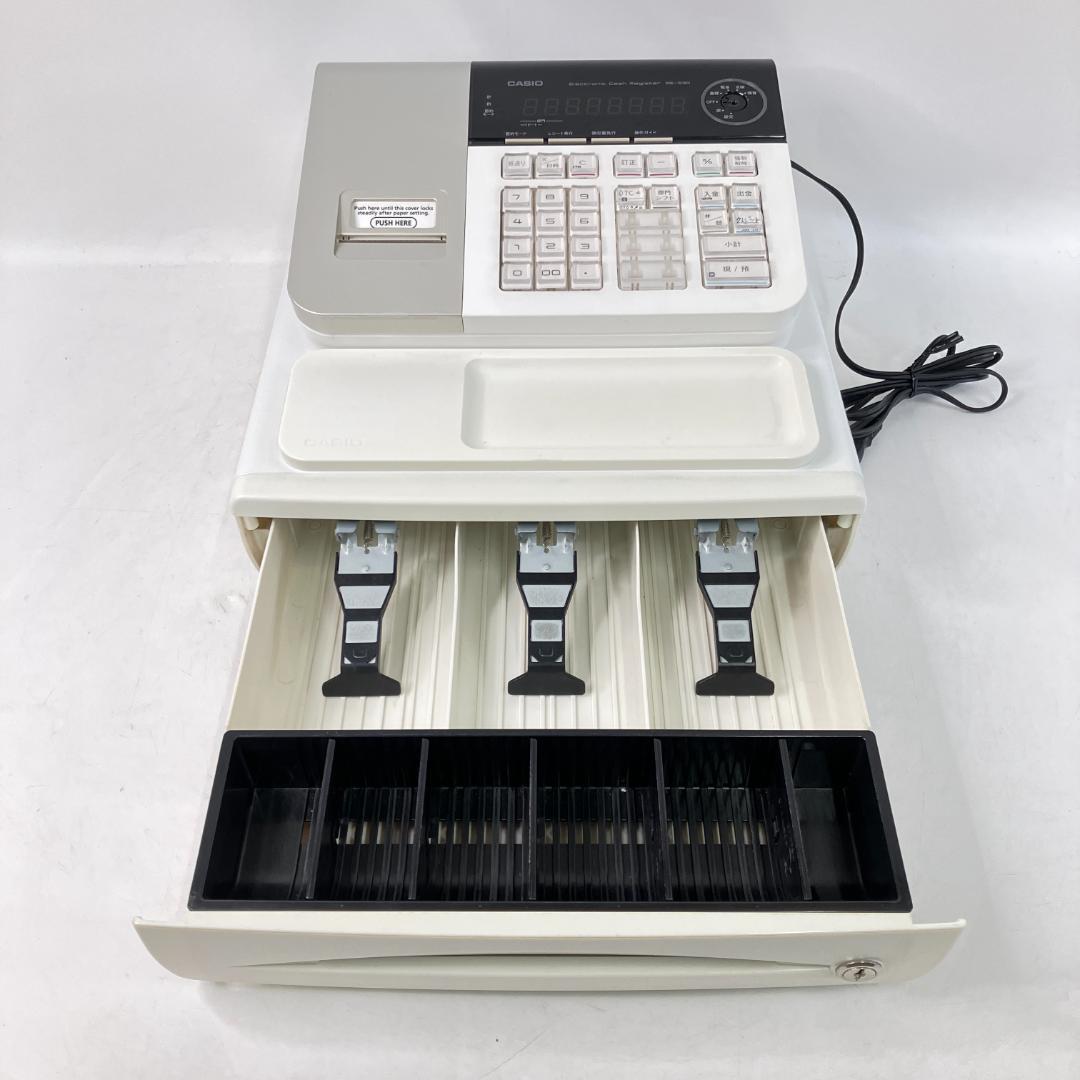 カシオ レジスター 8部門 小型ドロア SE-S30-WE ホワイト