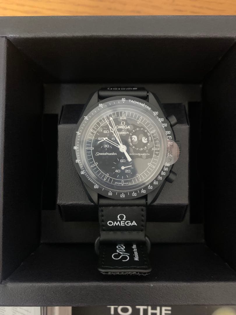 オメガ　スウォッチ　スヌーピー ブラック　未使用　定価以下