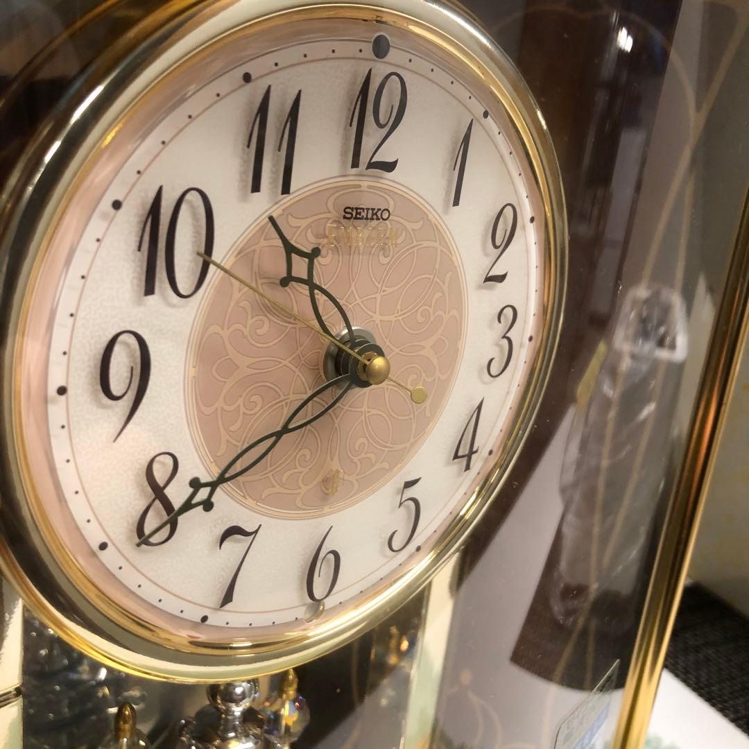 SEIKO HW528B メロディ置時計エンブレム
