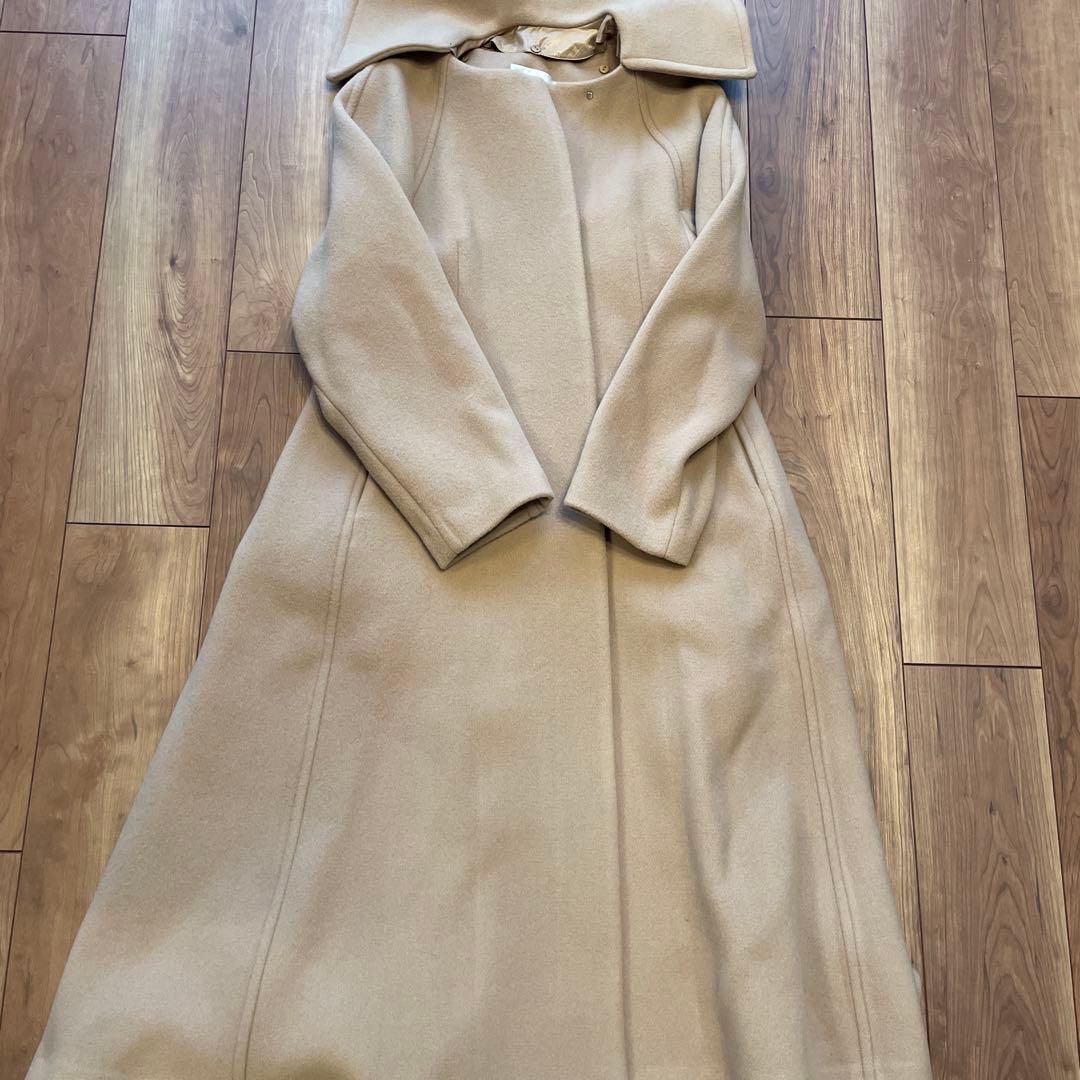 CELFORD ベージュ ロングコート 38