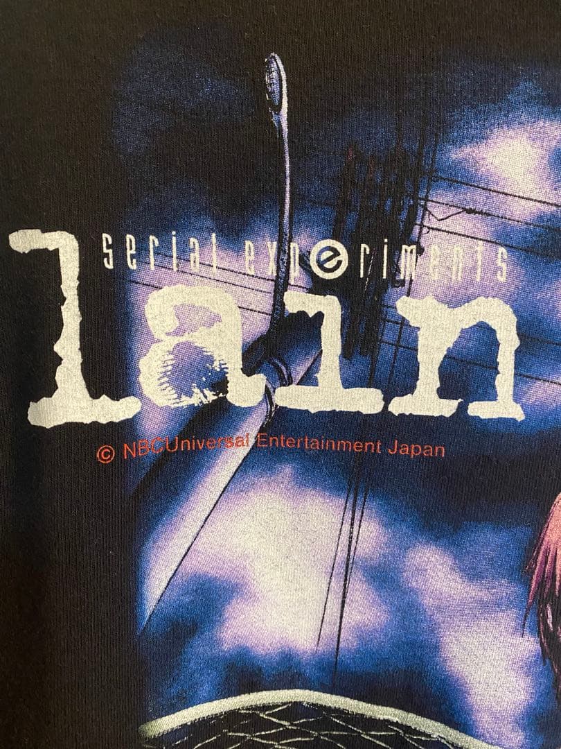 lain GEEKS RULE Tシャツ ブラック