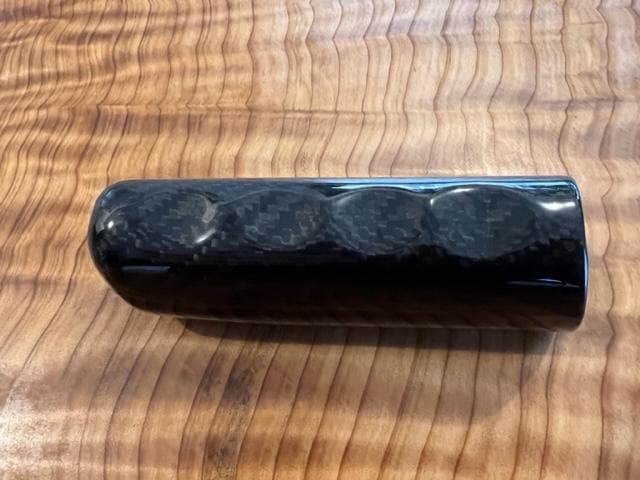 希少 アバルト リアルカーボン ハンドブレーキ サイドブレーキ カバー