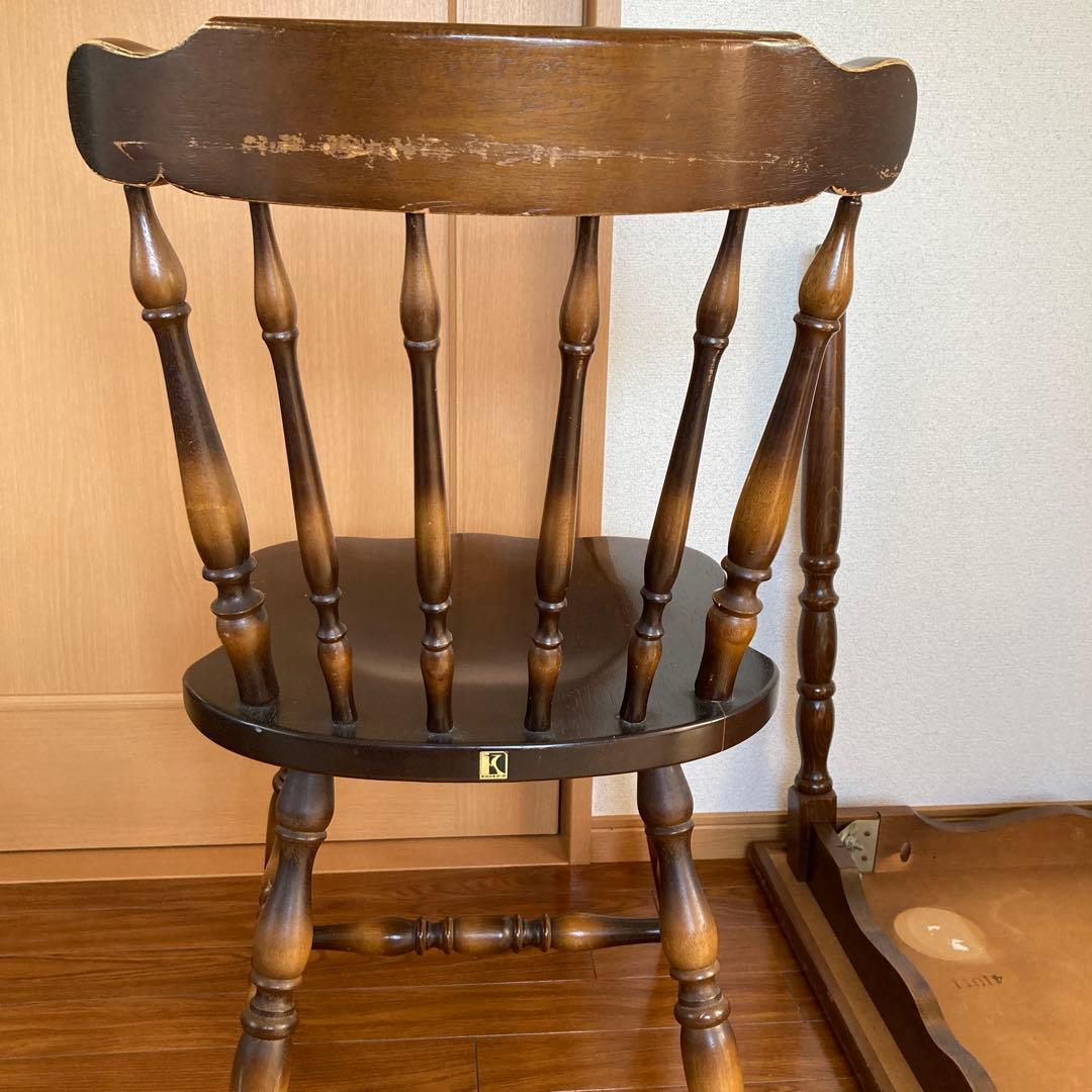 【お値下げしました】キツツキ　ウィンザーチェア　ダイニングチェア