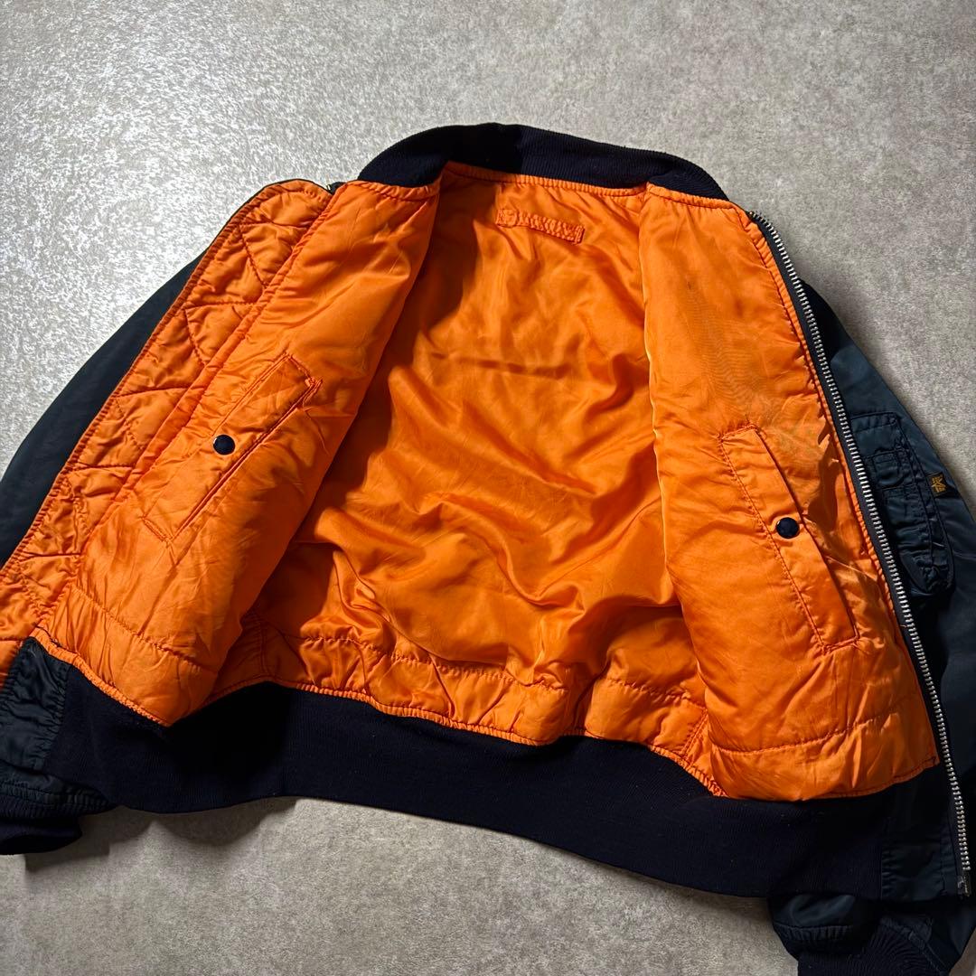 ジャケット・アウター 80s USA alpha type MA-1 flight jacket