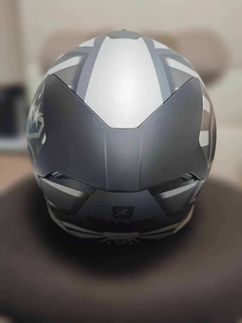 美品✨SHARK フルフェイスヘルメット ストライプ柄