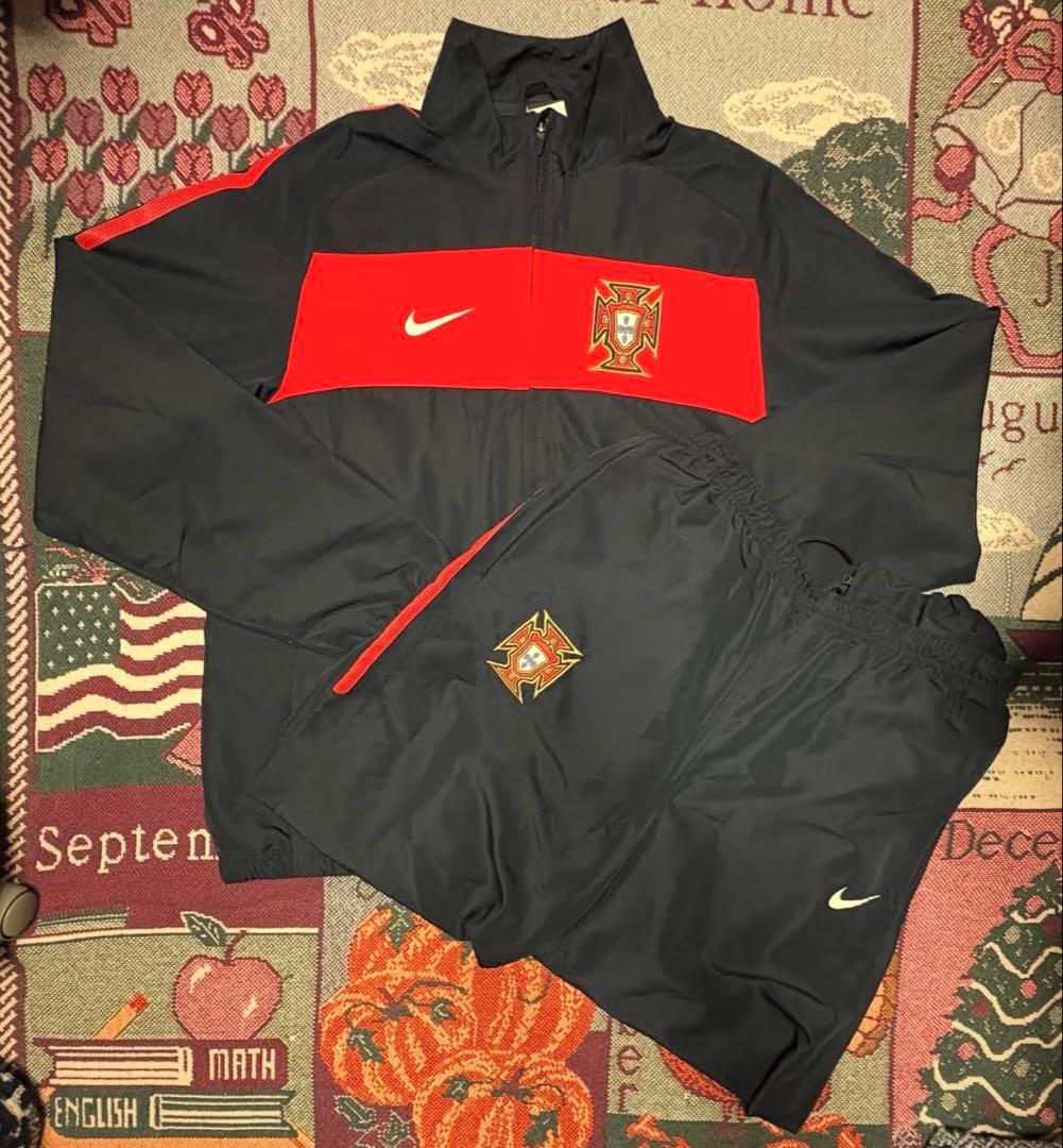 ポルトガル代表 ナイキ NIKE 上下セット ナイロンジャケット ジャージ
