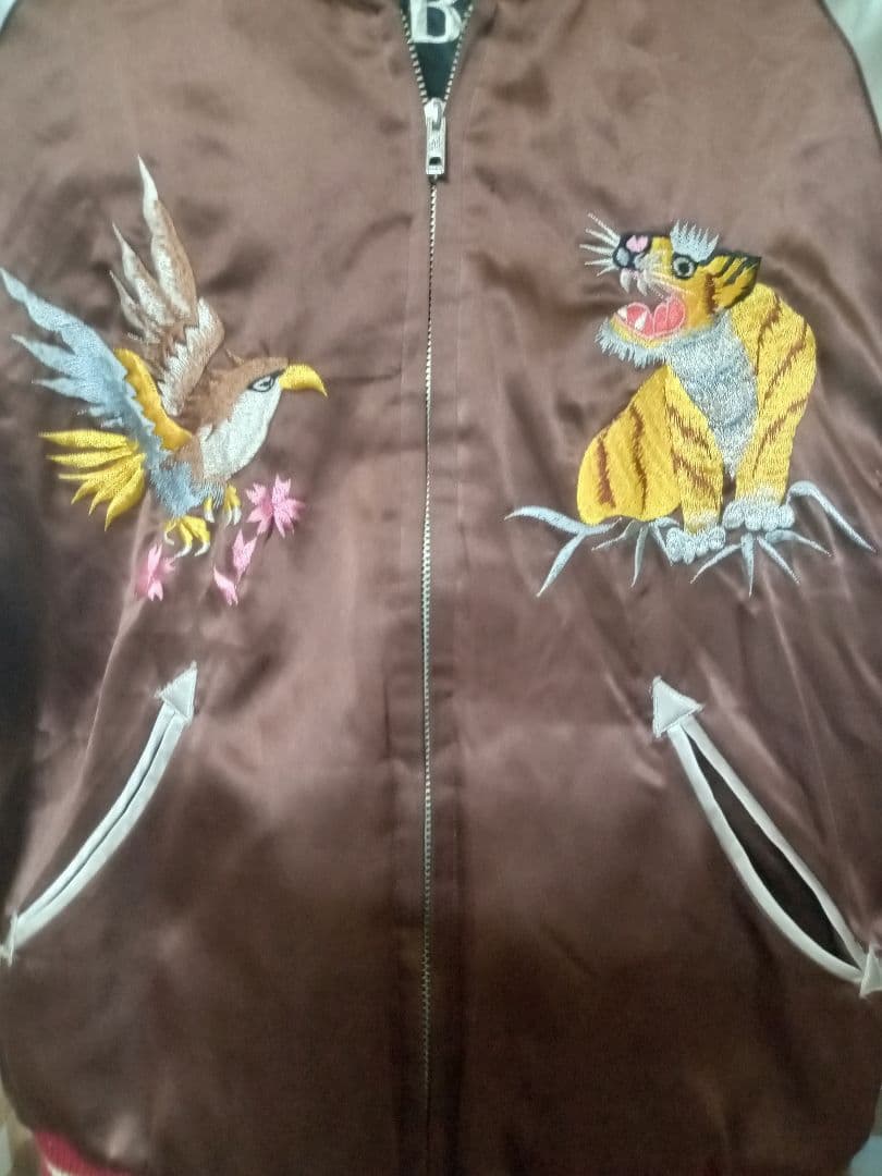 テーラー東洋 リバーシブル スカジャン キルティング Mサイズ