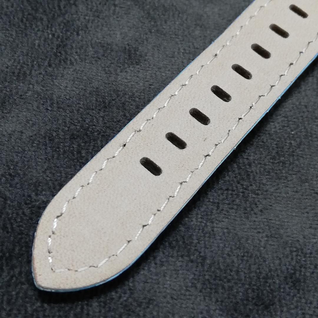 リトモラティーノ　レザー　ベルト　ライトブルー　腕時計　未使用品　(MS273）