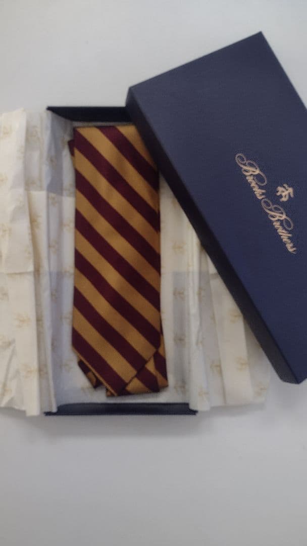 【新品】BROOKS BROTHERS バーストライプ　レップタイ USA製